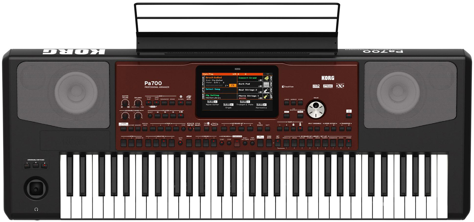 KORG Pa700 Musik MIDI Keyboard - Professional Arranger (Music Entertainer Workstation)