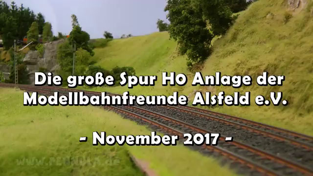 Die große Modelleisenbahn Spur H0 Anlage der Modellbahn-Freunde aus Alsfeld