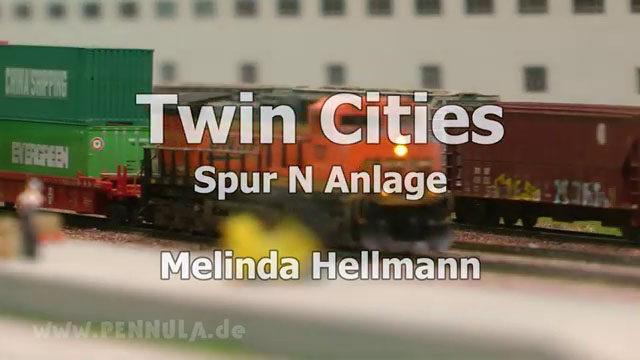 Die Züge von Melinda: Eine konsequent epochengerechte Spur N Modelleisenbahn-Schauanlage