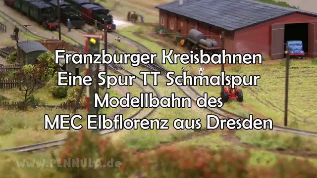 Franzburger Kreisbahnen - Eine Spur TT Schmalspur Modellbahn des MEC Elbflorenz aus Dresden