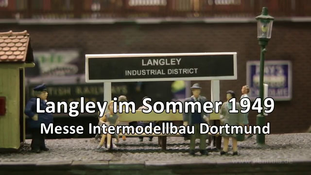 Modellbahn Spur 00 Langley Industrial District Railway auf der Intermodellbau Dortmund 2016