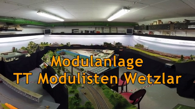 Spur TT Modelleisenbahn - Modellbahn Modulanlage TT Modulisten Wetzlar