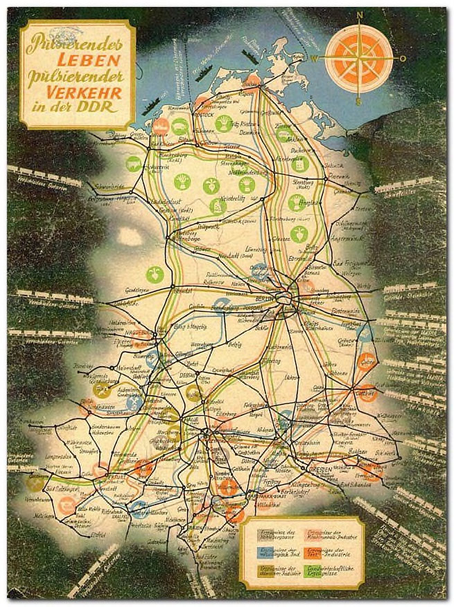 10 Jahre Deutsche Reichsbahn in der DDR im Jahre 1955
