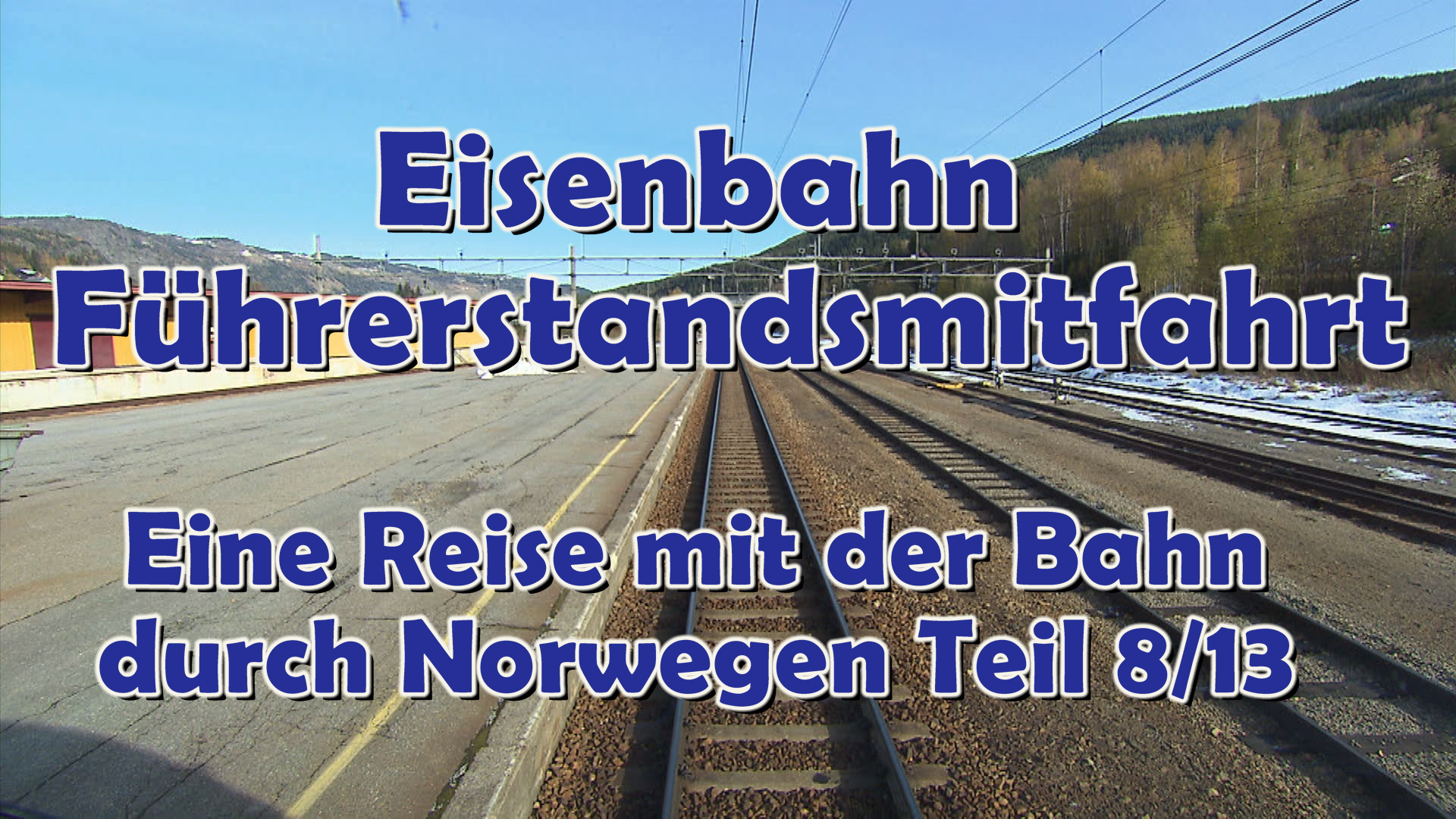 Eisenbahn Führerstandsmitfahrt von Ål über Gol nach Nesbyen: Eine Reise durch Norwegen mit der Bahn - Teil 8/13