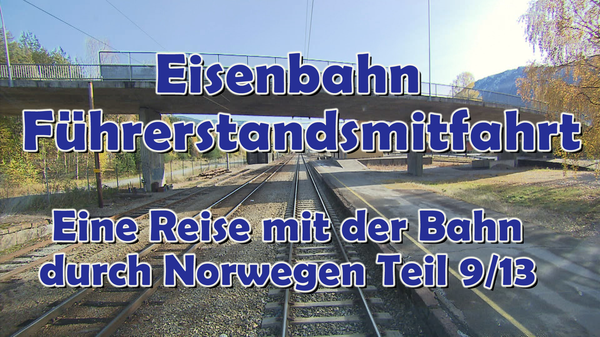 Eisenbahn Führerstandsmitfahrt von Nesbyen nach Flå: Eine Reise durch Norwegen mit der Bahn - Teil 9/13