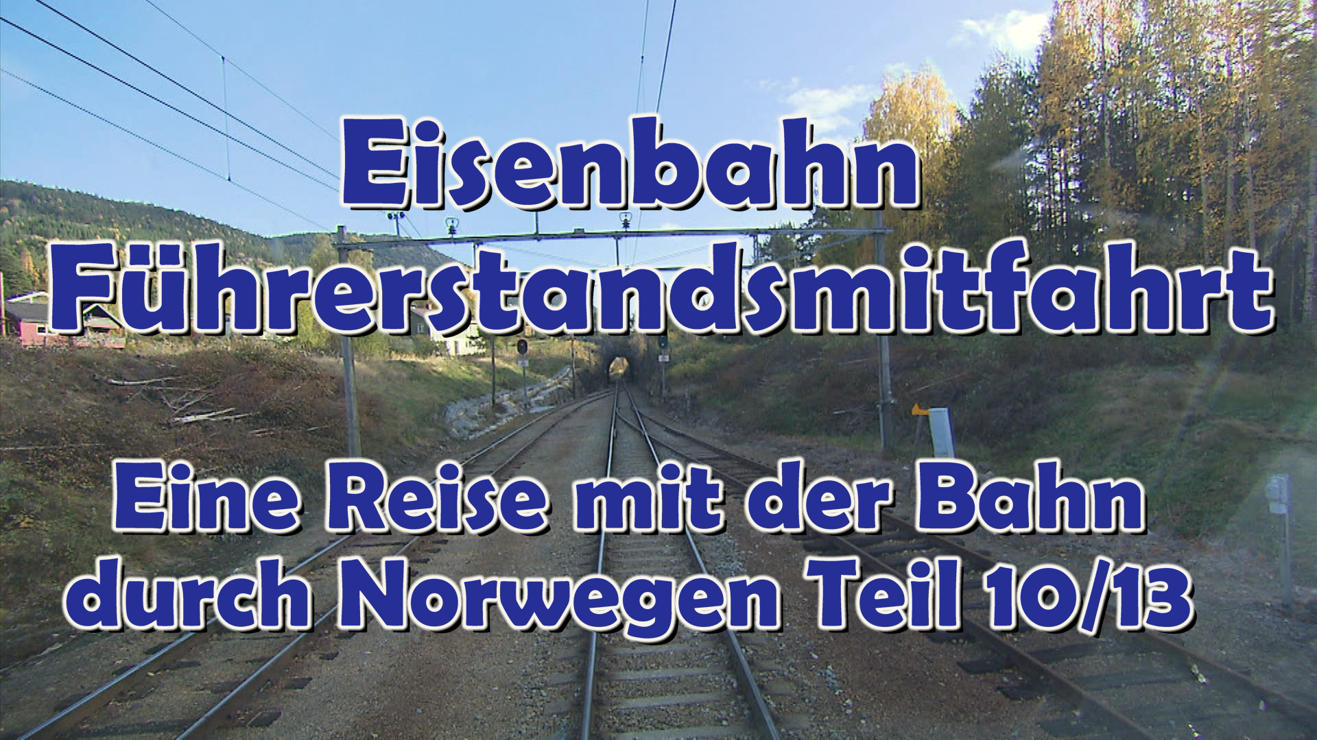 Eisenbahn Führerstandsmitfahrt von Flå nach Hønefoss: Eine Reise durch Norwegen mit der Bahn - Teil 10/13