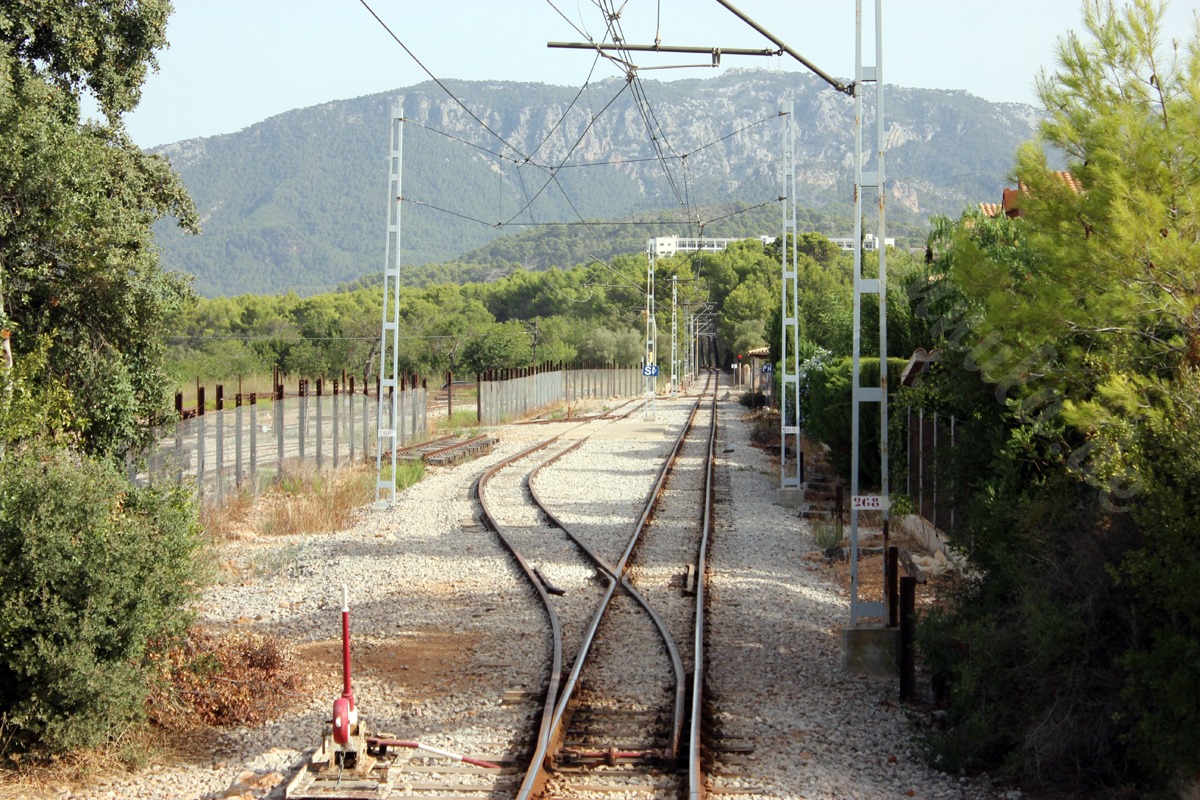 Eisenbahn auf Mallorca - Tren de Sóller - Ferrocarril de Sóller - Roter Blitz