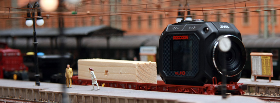 Modellbahn Kamera JVC Adixxion GC-XA 2