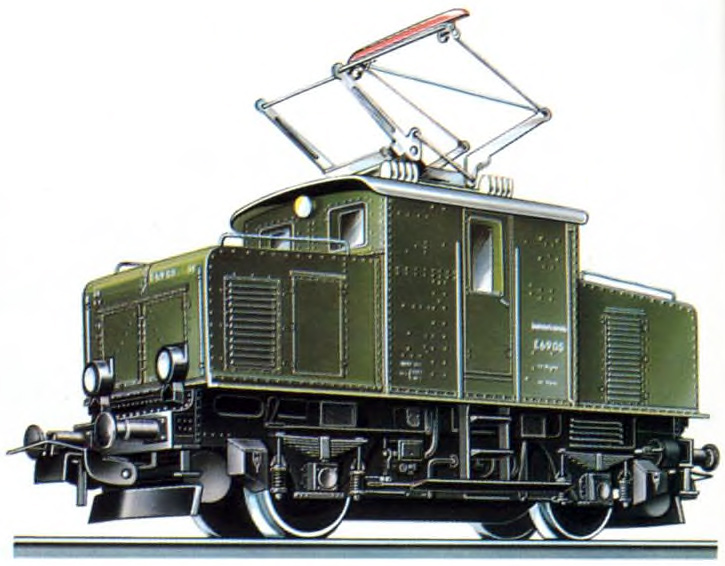 PIKO Elektro-Lokomotive. 5/6200 Modell der elektrischen Mehrzwecklokomotive E 69 der DR. Achsfolge Bo, LüP: 106 mm. Vorbildgetreue Ausführung in allen Details, Farbgebung und Beschriftung, beide Radsätze angetrieben, federnder Stromabnehmer.