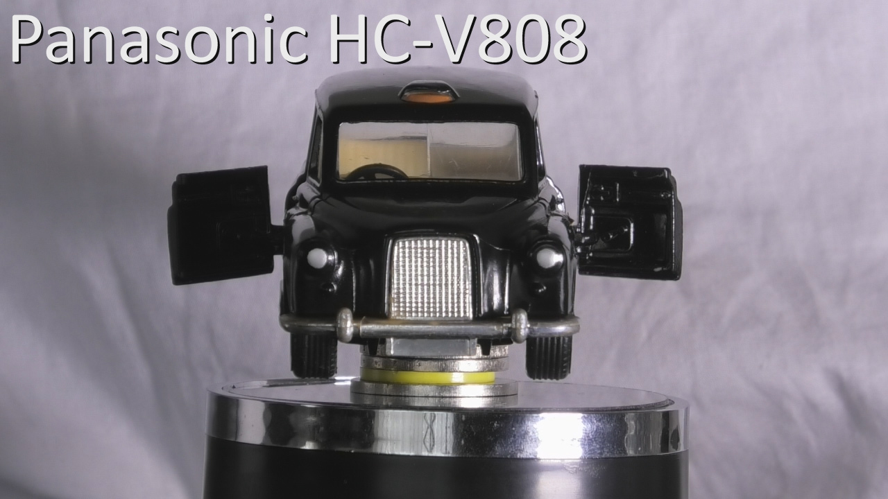 Testbild Nr. 1 der Panasonic HC-V808