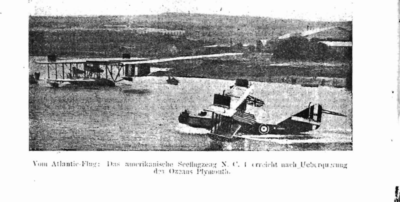 Segelflug, Motorflug und Modellflug sowie Luftfahrt und Luftverkehr im Deutschen Reich (Weimarer Republik) im Jahre 1919