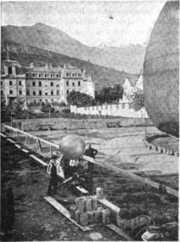 Luftschiffe - Ballonfahrten - Zeppeline - Aeronautik - Aviation - Geschichte der Luftfahrt 1899