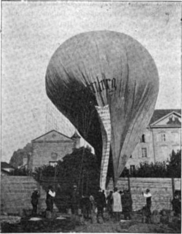 Luftschiffe - Ballonfahrten - Zeppeline - Aeronautik - Aviation - Geschichte der Luftfahrt 1899