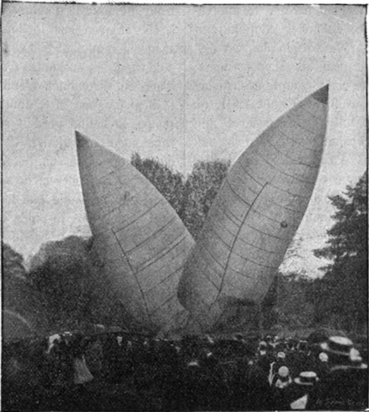 Luftschiffe - Ballonfahrten - Zeppeline - Aeronautik - Aviation - Geschichte der Luftfahrt 1902
