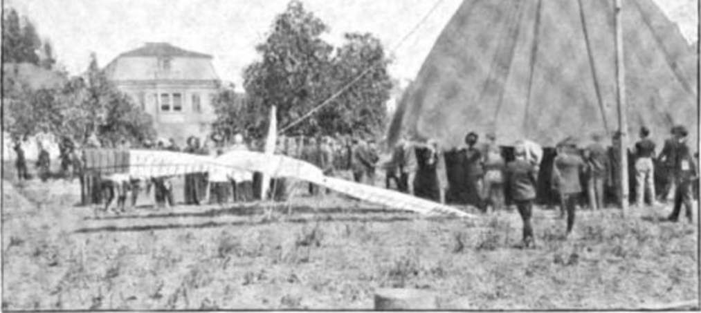 Luftschiffe - Ballonfahrten - Zeppeline - Aeronautik - Aviation - Geschichte der Luftfahrt 1905