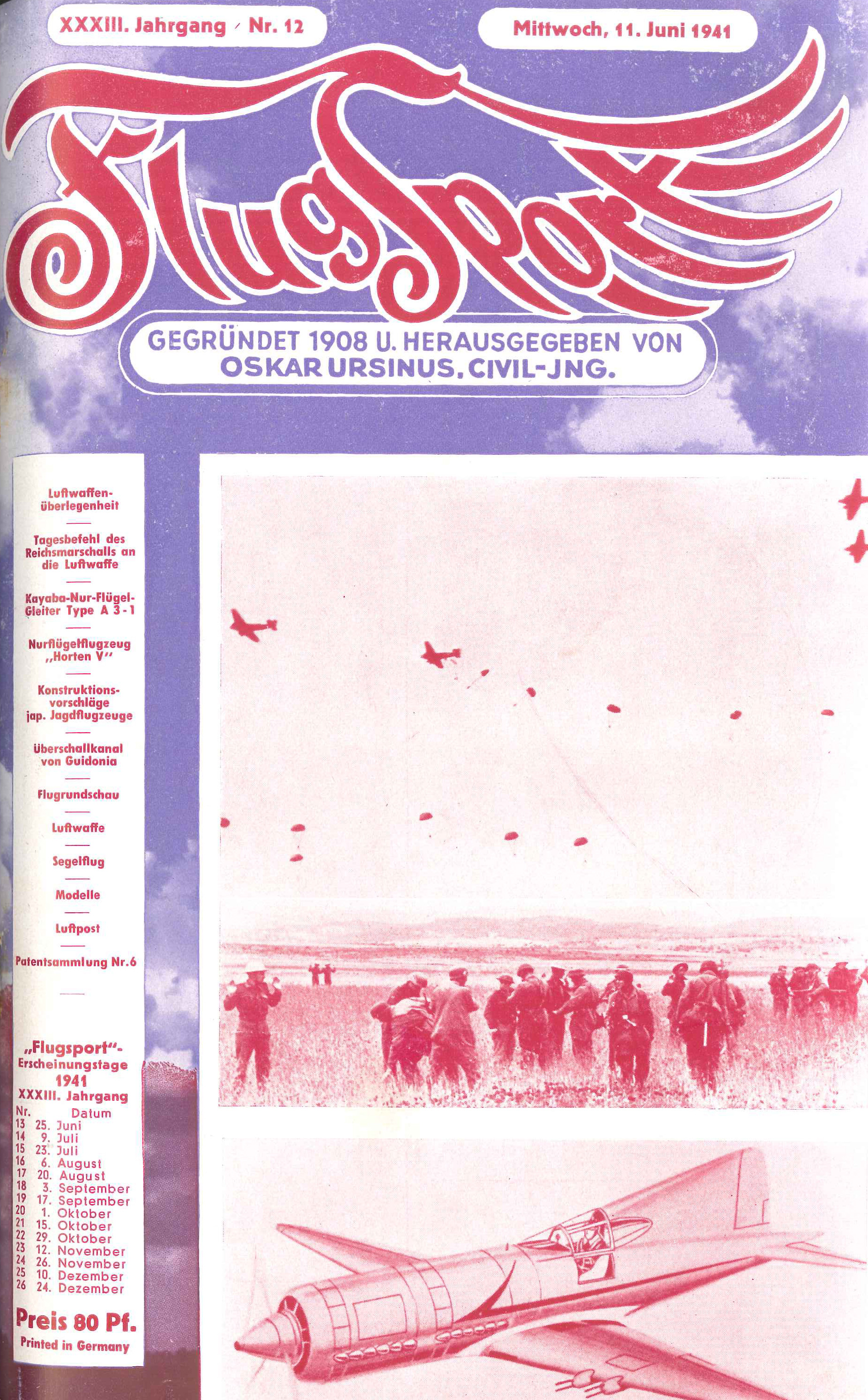 Flugsport 1941 - Heft 12/1941