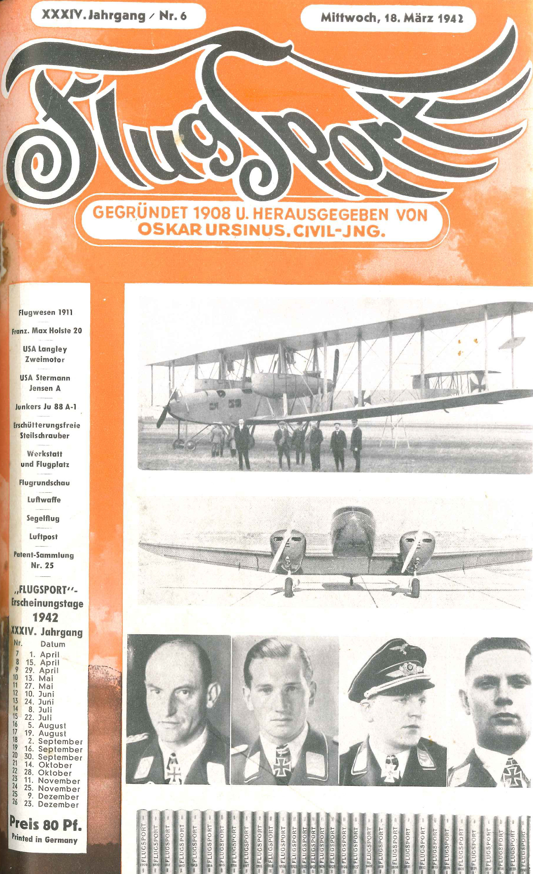 Flugsport 1942 - Heft 6/1942