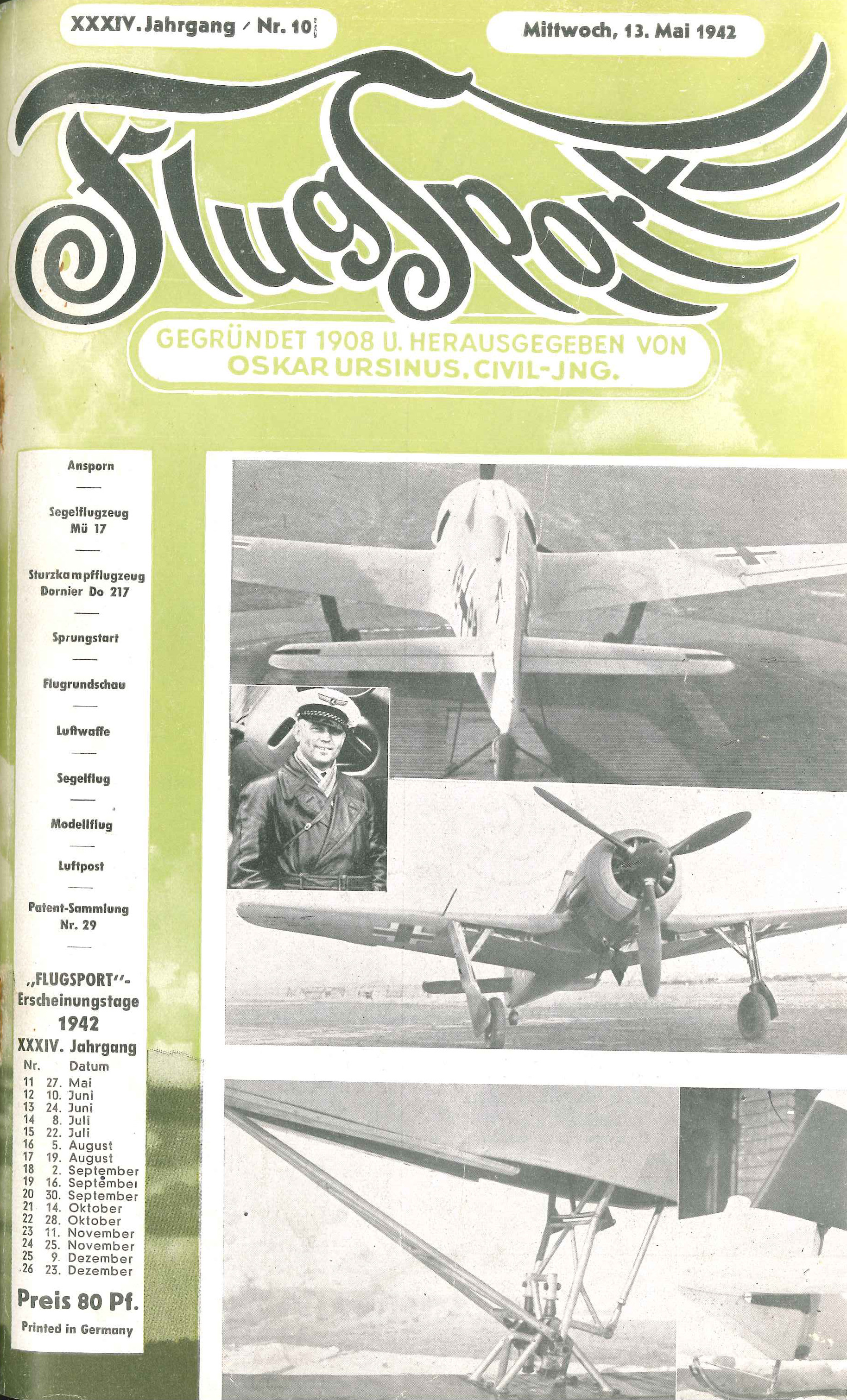 Flugsport 1942 - Heft 10/1942