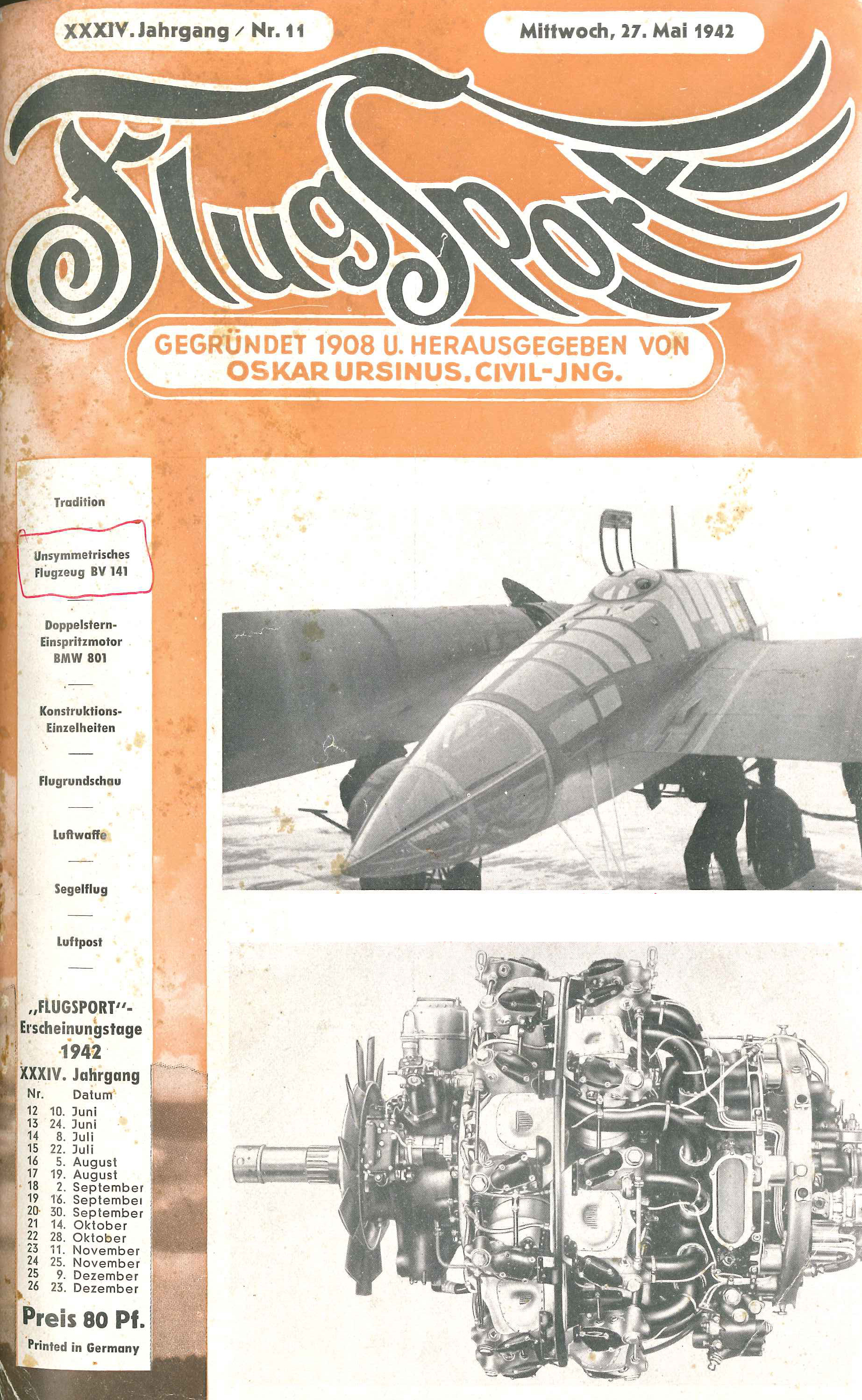 Flugsport 1942 - Heft 11/1942