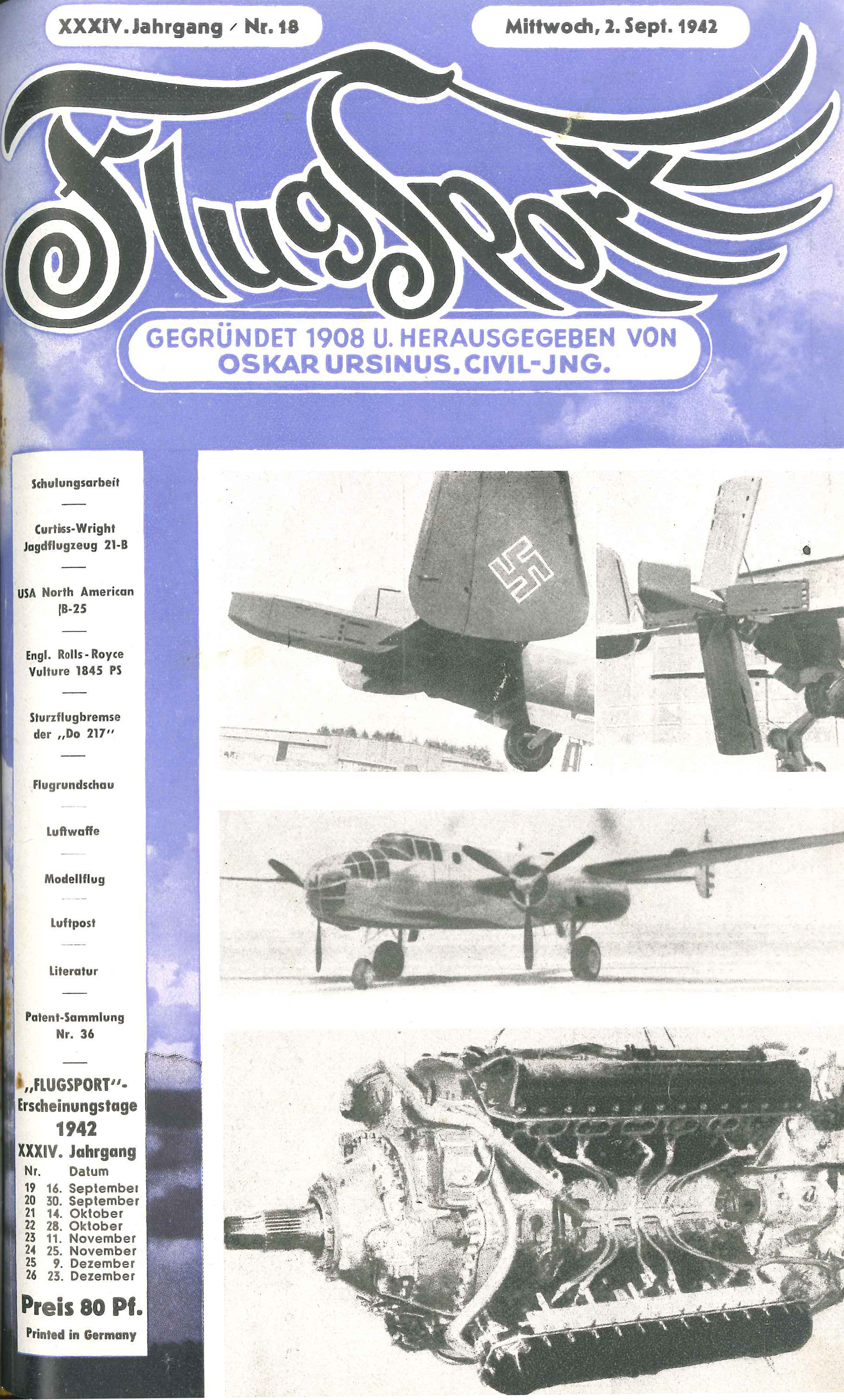 Flugsport 1942 - Heft 18/1942