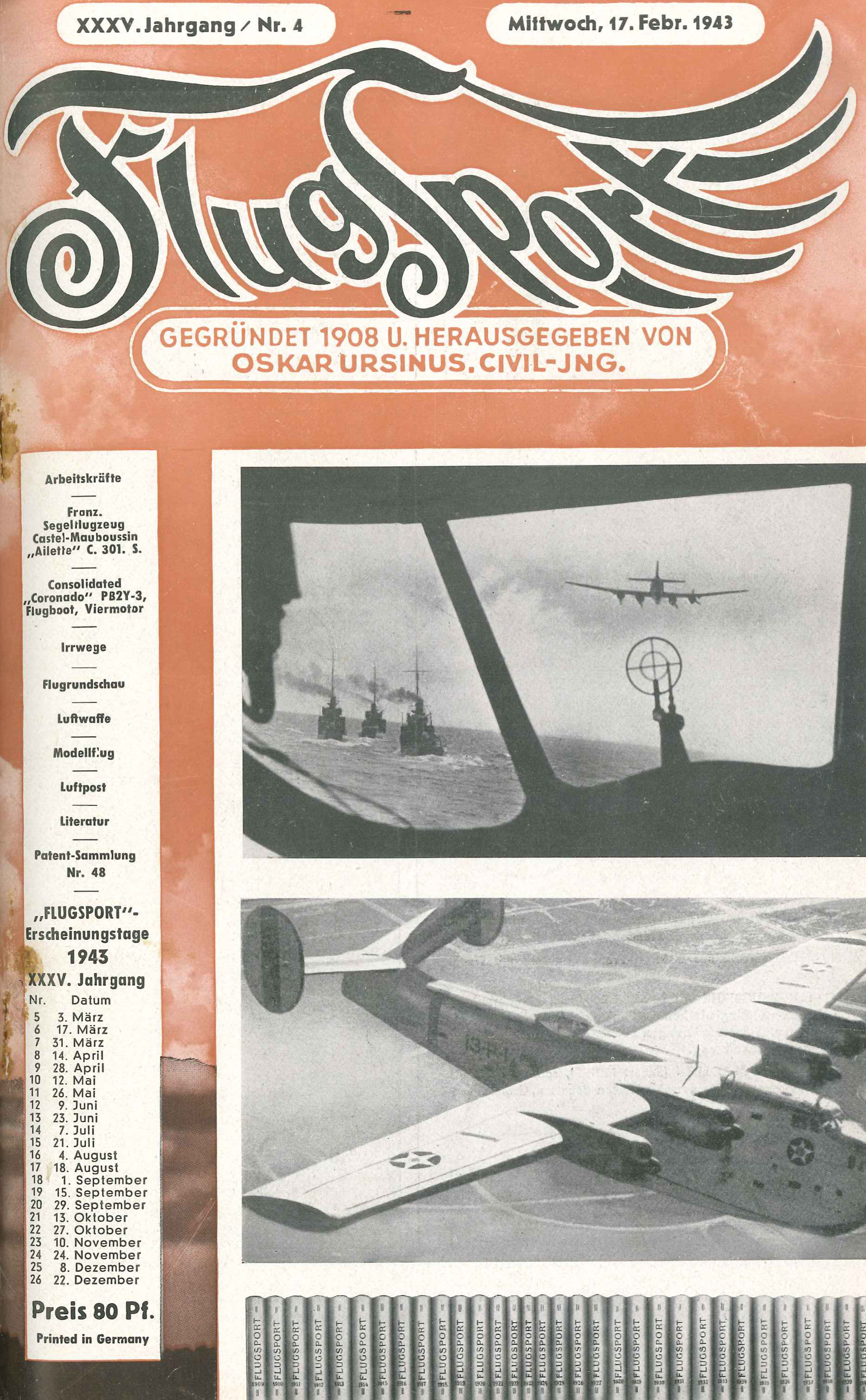 Flugsport 1943 - Heft 4/1943