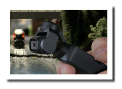 DJI Osmo Pocket Kamera für die Fotographie und Videographie bei Modelleisenbahnen und Modellbahnen