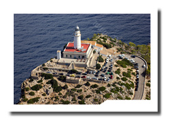 Luftbilder vom Cap de Formentor auf Mallorca