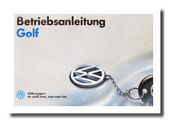 Volkswagen VW Golf III Sicherungskasten - Strom und Belegung im Sicherungsautomat