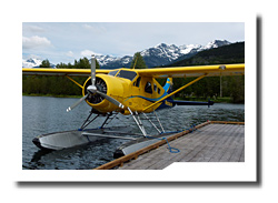 Whistler Mountain Luftaufnahmen mit dem Wasserflugzeug von Whistler Air in Kanada