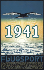 Jahresinhaltsverzeichnis Zeitschrift Flugsport 1941