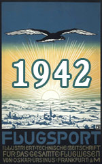 Jahresinhaltsverzeichnis Zeitschrift Flugsport 1942