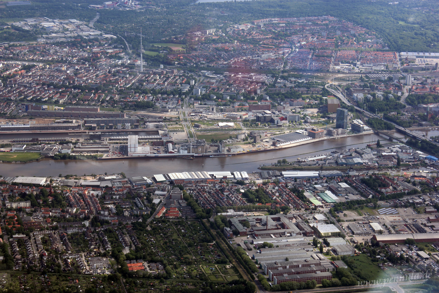 Bremen Stadtmitte, Hohentorshafen und Handelshafen