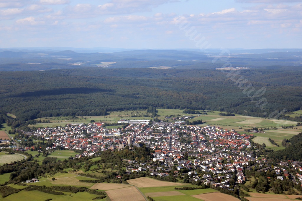 Burg Gleiberg und Krofdorf-Gleiberg in der Gemeinde Wettenberg