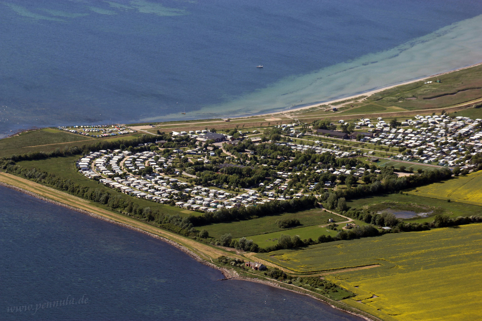 Campingplatz Strukkamphuk auf der Ostsee Insel Fehmarn