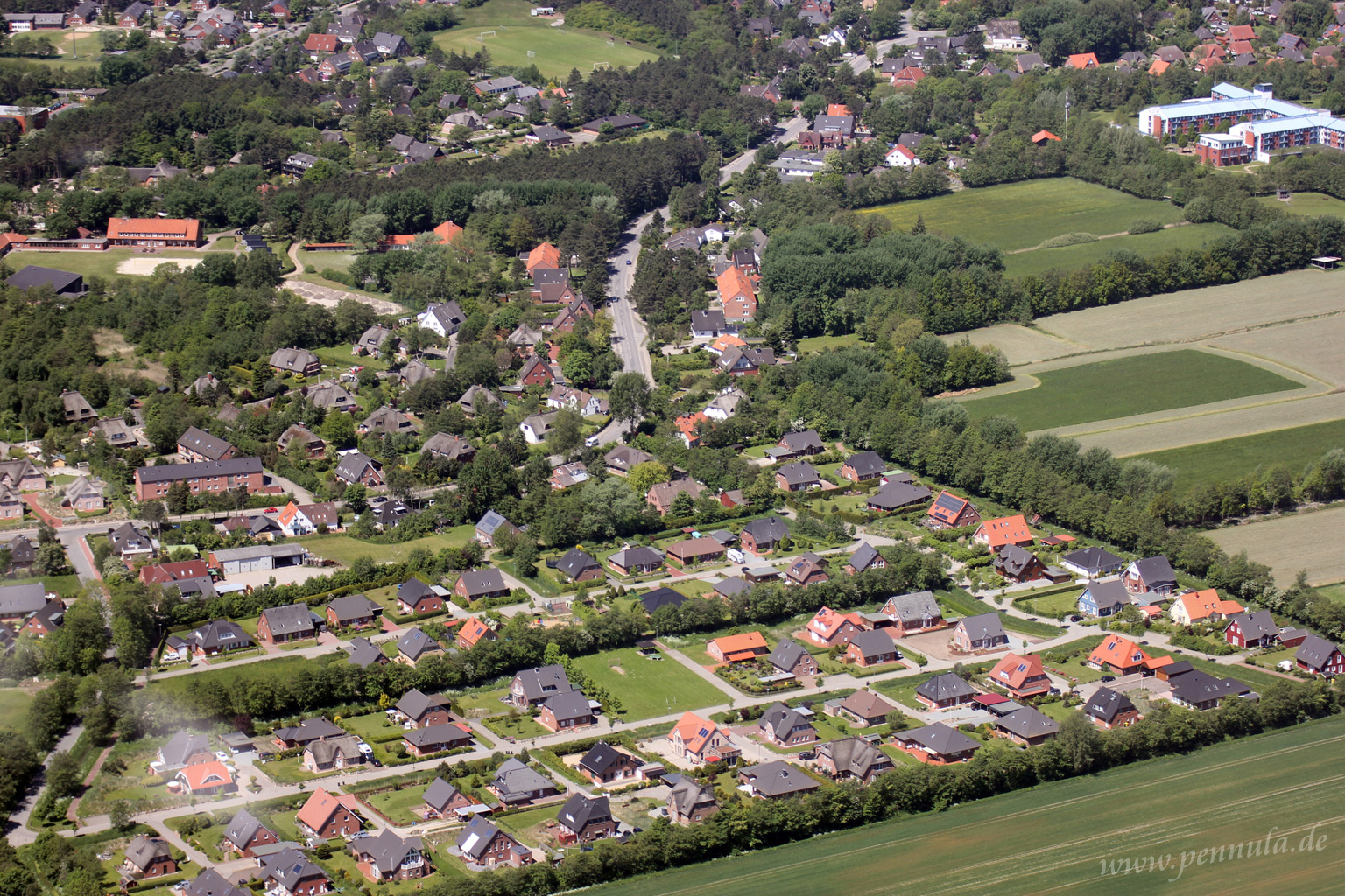 Ferienhäuser an der Böhler Landstraße, am Böhler Weg sowie an der Osterleye in Sankt Peter Ording