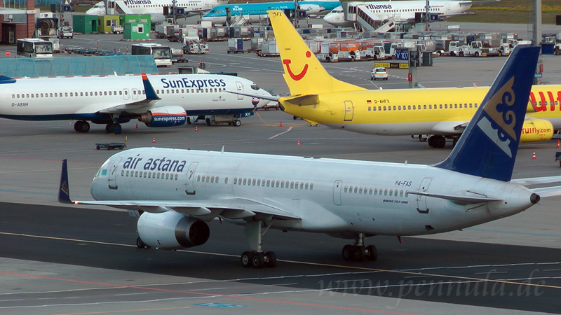 Flugzeuge am Flughafen Frankfurt