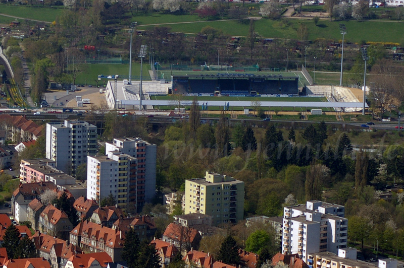 Das Frankfurter Volksbank Stadion im Riederwald