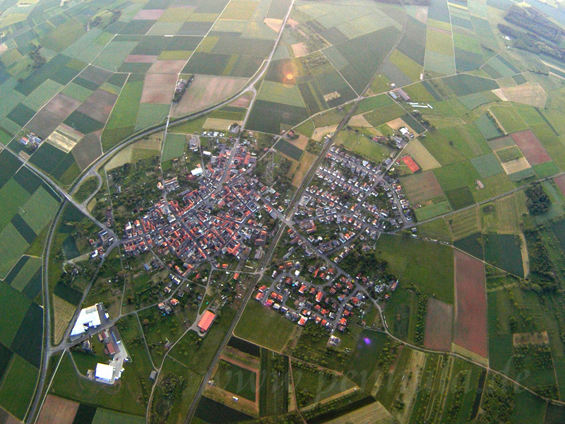 Luftbild von Langsdorf