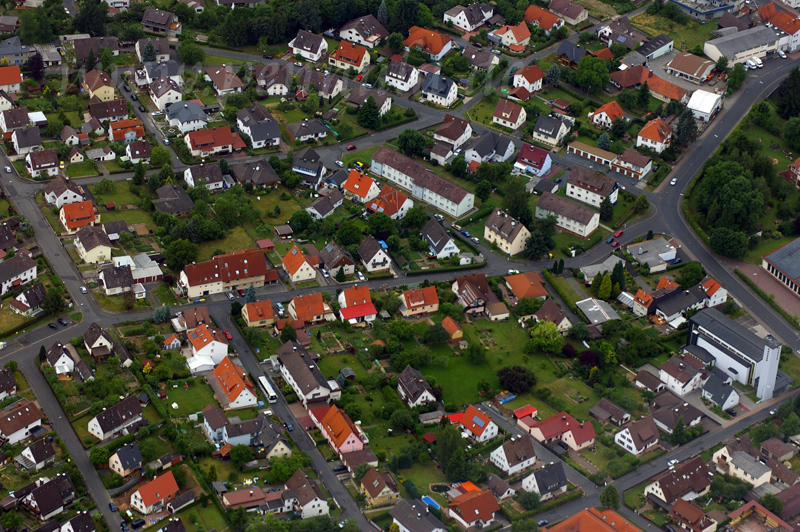 Luftbild von Steinau