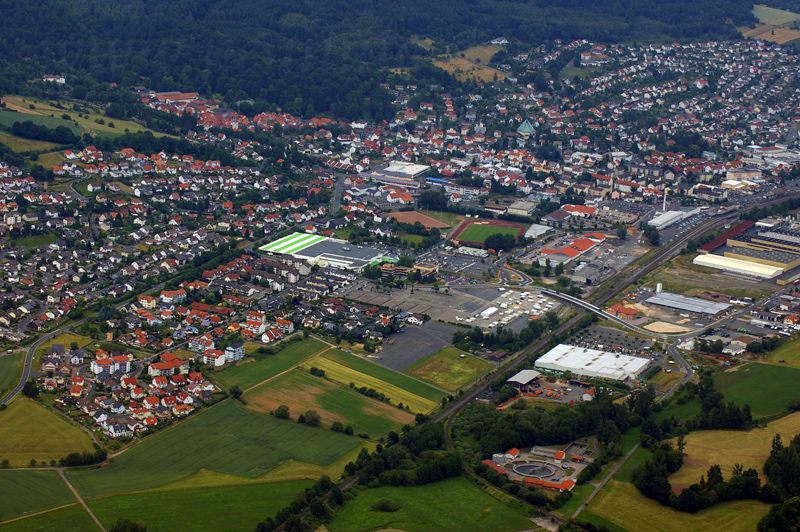 Luftbild von Wächtersbach