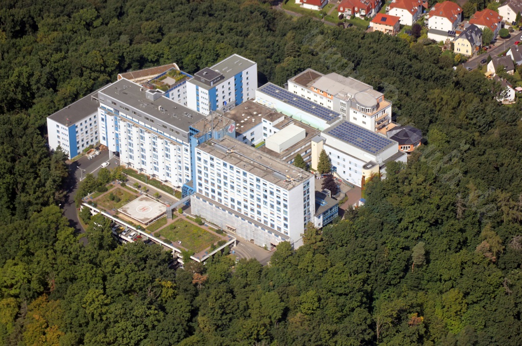 Sankt Vincenz Krankenhaus auf dem Schafsberg in Limburg