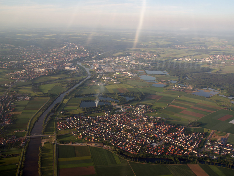 Luftbild von Schweinfurt
