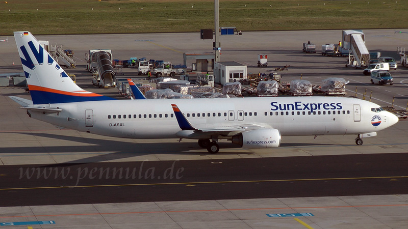 Flugzeug von SunExpress