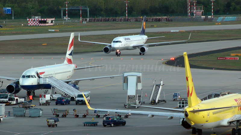 Plane Spotting Vorfeld Flughafen Frankfurt