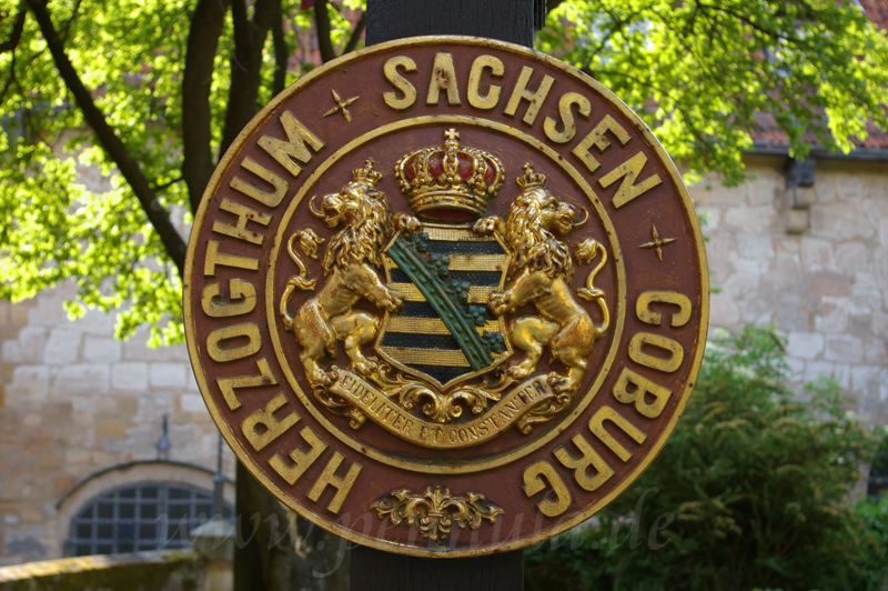 Wappen des ehemaligen Herzogtum Sachsen Coburg