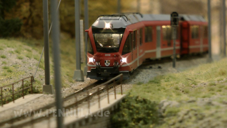 BEMO Modelleisenbahn Schauanlage auf der Modellbahn Ausstellung Köln 2016
