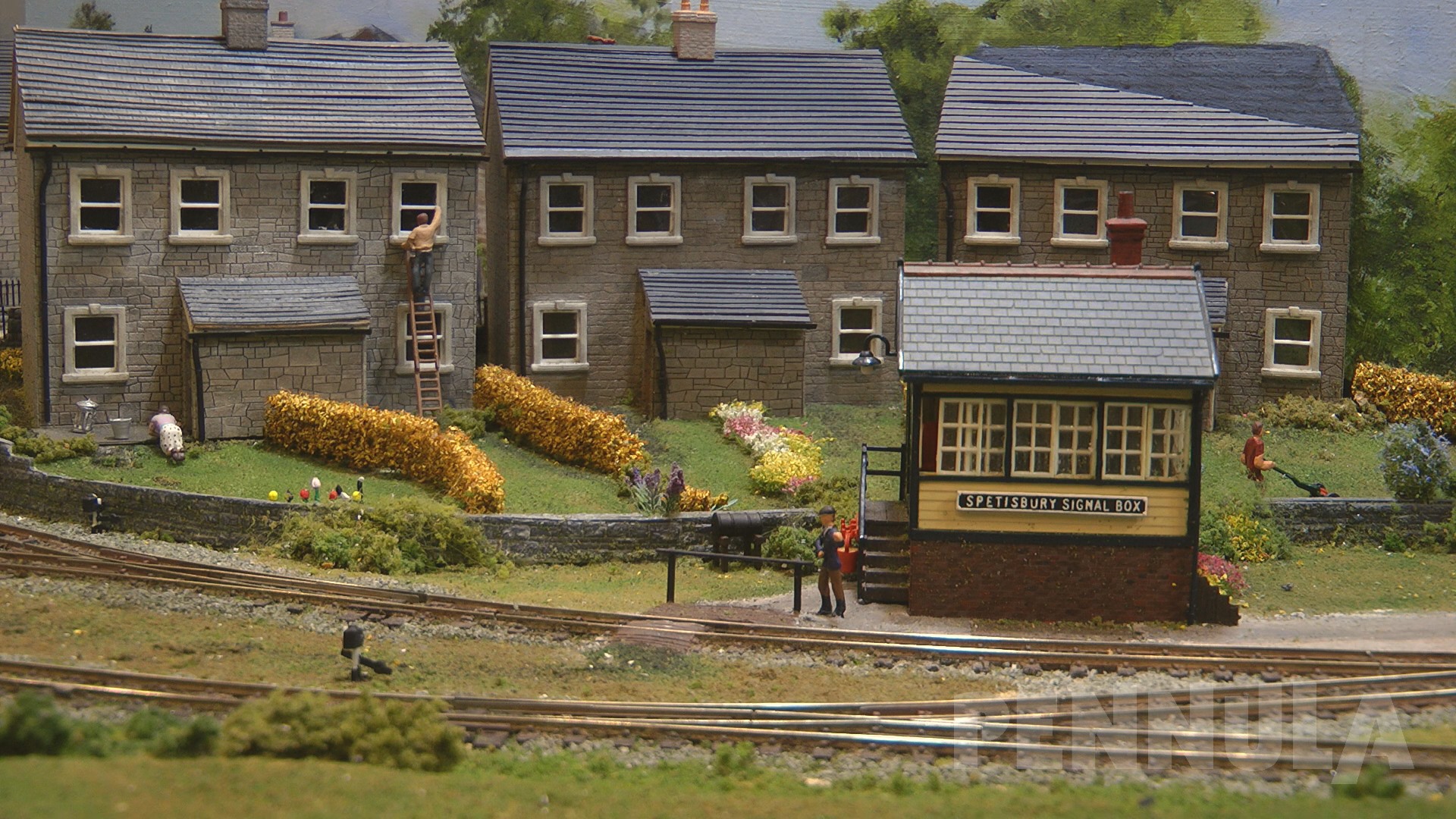 Dampfloks und Dampfzüge: Eine wunderschöne Schmalspur Modellbahn-Anlage aus England