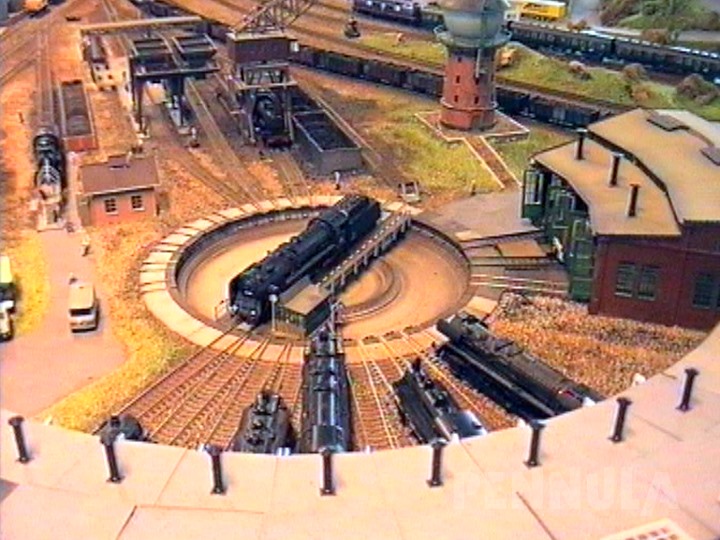 Die größte, modulare Modelleisenbahnanlage der Welt im Jahre 1995