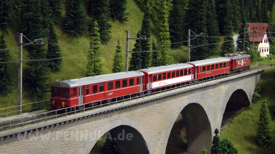 Die wunderbare Miniaturwelt der BEMO Modelleisenbahn - Vier faszinierende Schauanlagen in Spur H0m