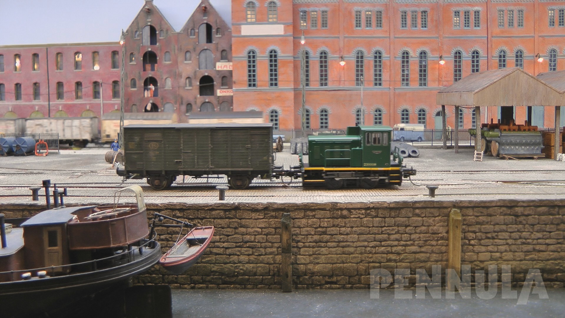 Ein Meisterwerk im Modellbau: Der alte Hafen von Antwerpen - Modellbahn Spur H0 Anlage
